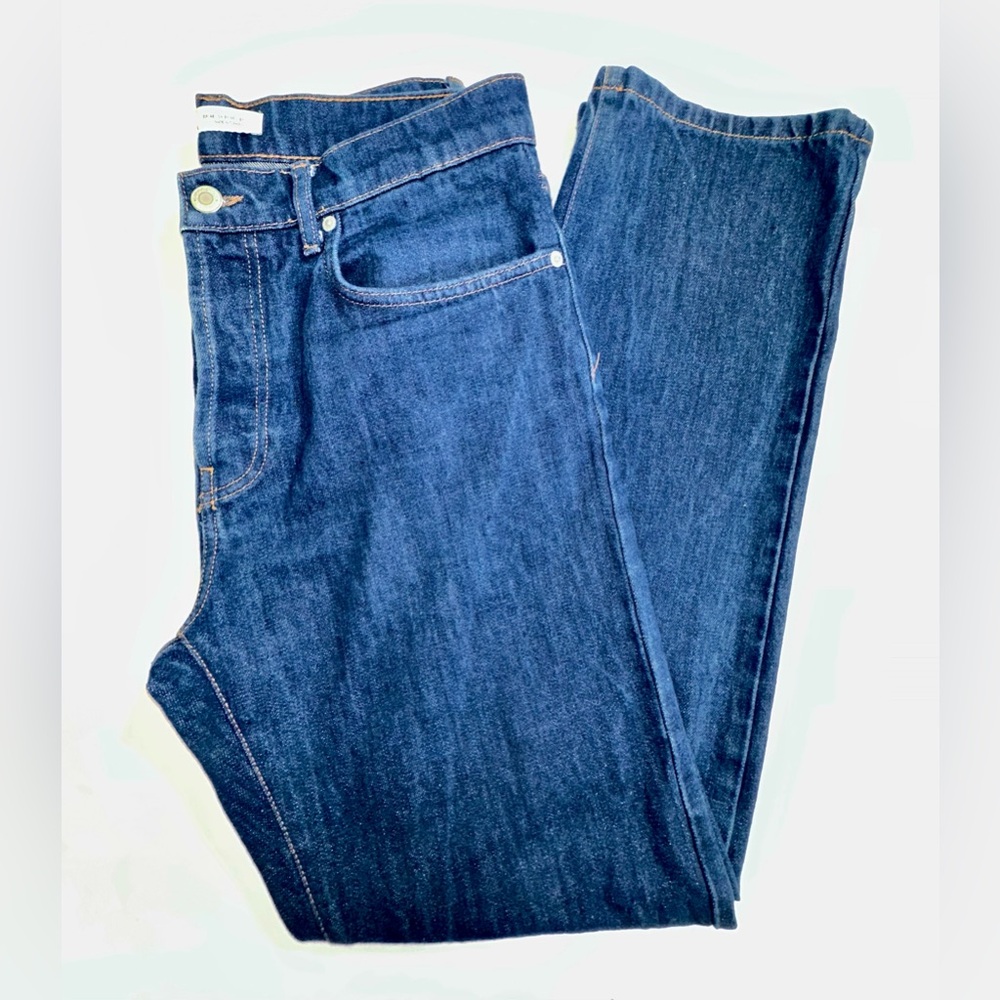 ZARA Men's‎ Straight Leg Jeans 31x32 Button Fly Blue Denim Classic Fit